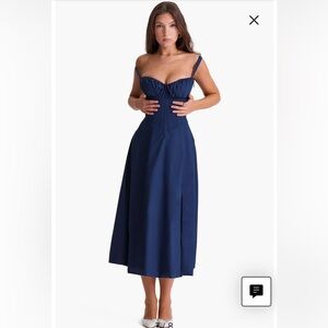 House of CB Carmen Bustier Sundress Medium A/C